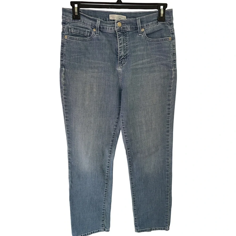 Levi's 512 Perfectly Slimming High‎ Rise Women's Straight Leg Jeans - SZ 14